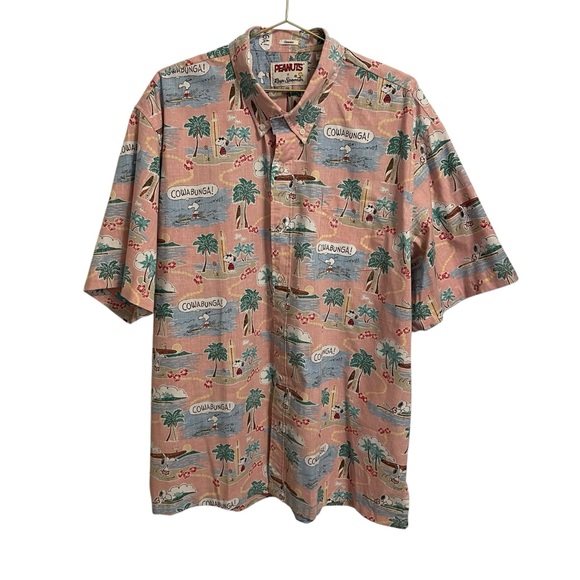 reyn spooner Other - Peanuts X Reyn Spooner Cotton Classic Button-Down Shirt Size 2XL